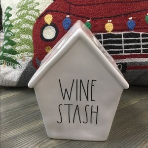 Rae Dunn WINE STASH House Bank. Brand New.